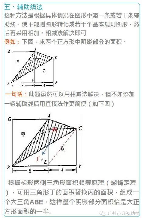 不規則梯形面積|平面圖形（規則和不規則圖形）面積求法總結